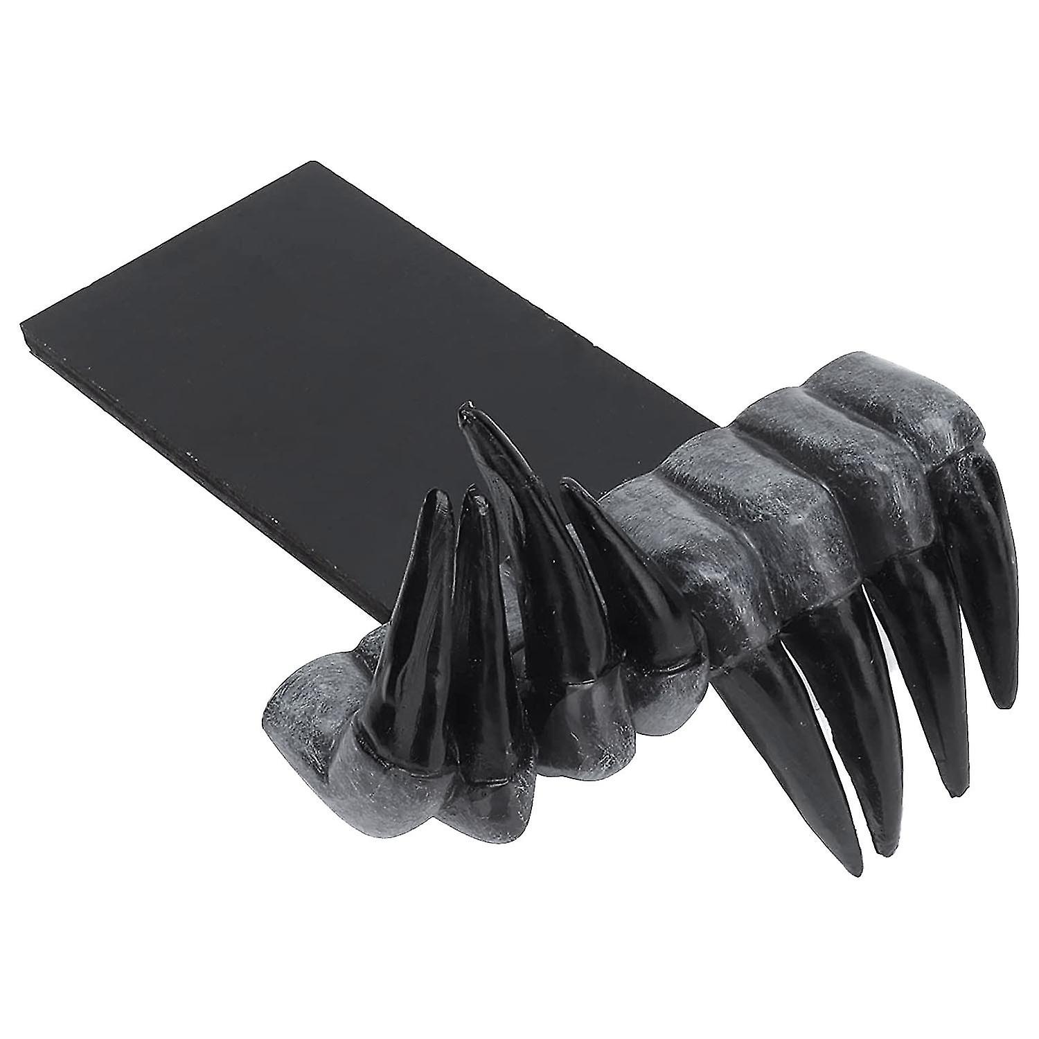 Creepy Devil Hand Bookmarks, Unique Scary 3d Bookmarks Devil Hand Bookmarks (2 Pieces, Black)