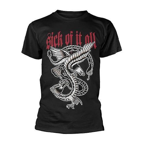 Sick Of It All Unisex Adult Eagle T-Shirt