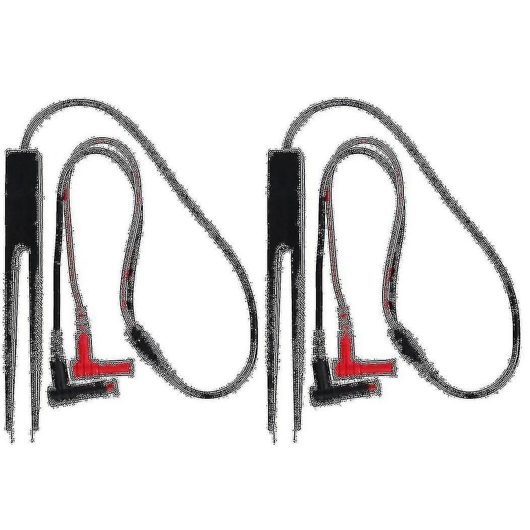 2x Smd Chip Test Clip Meter Lead Probe Multimeter Tweezer Capacitor Resistance