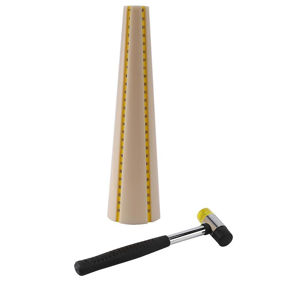 تشكيل الإسورة مغزل مع مجوهرات مطرقة الجواهري مطرقة الإسورة قياس سوار Sizer Gaug