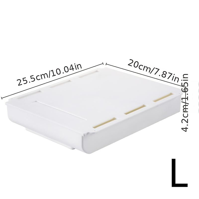 Keep Your Desk Neat And Tidy With Our Self-adhesive Desk Table Storage Drawer Organizer - Good Size Easy To Install And Perfect For Stationery Stora