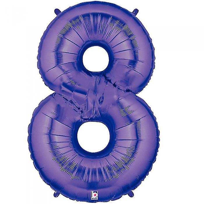 Oaktree Number 8 Foil Balloon