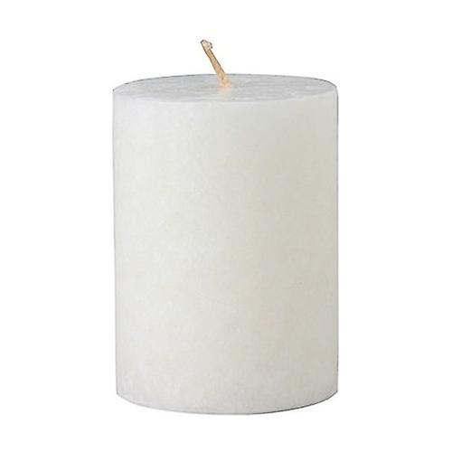 Small white pillar candle 1 unit