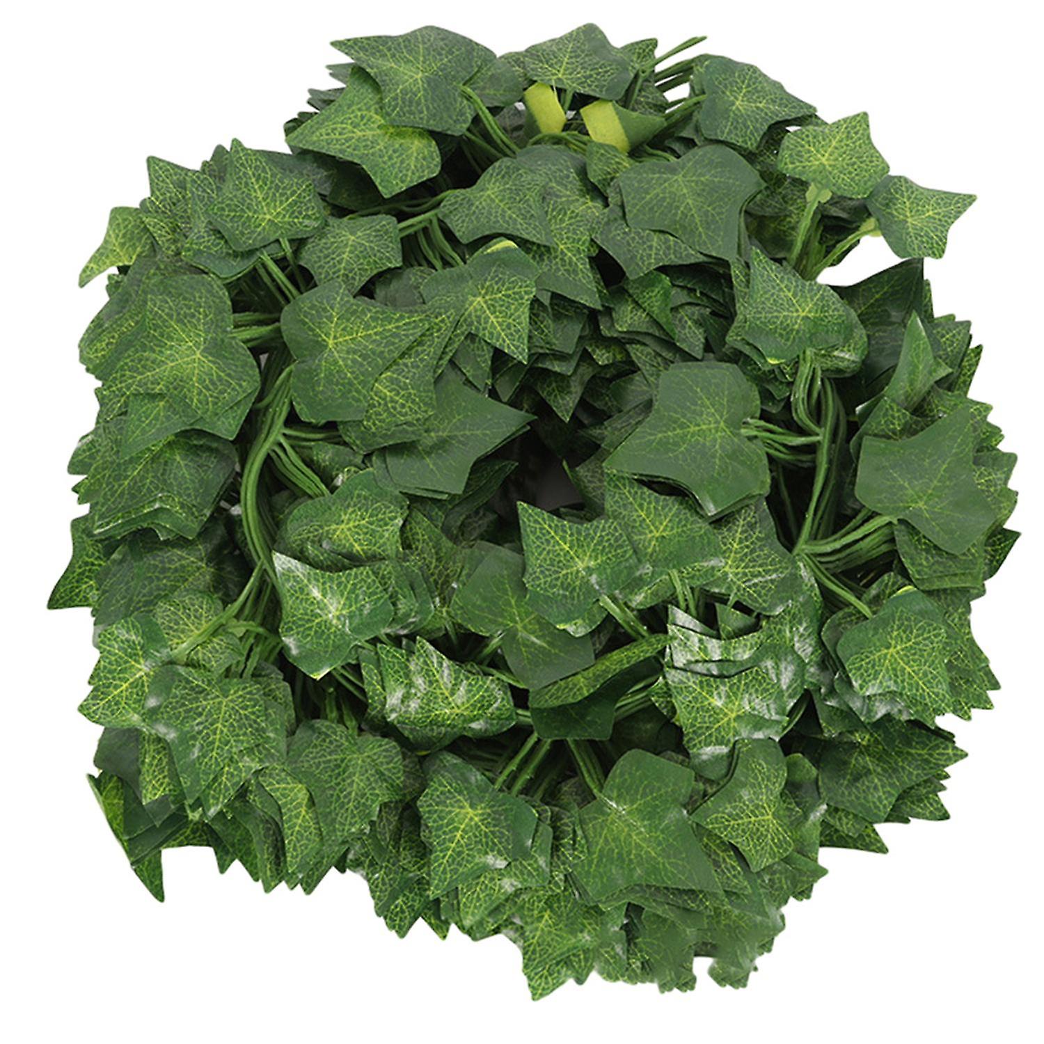 Fornnerg Artificial Vine Vivid Color Dust-proof Silk Flower Hanging Artificial Rattan Garland Vine