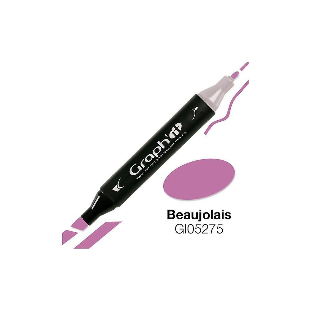 Graph'It Double Tip Marker - Beaujolais