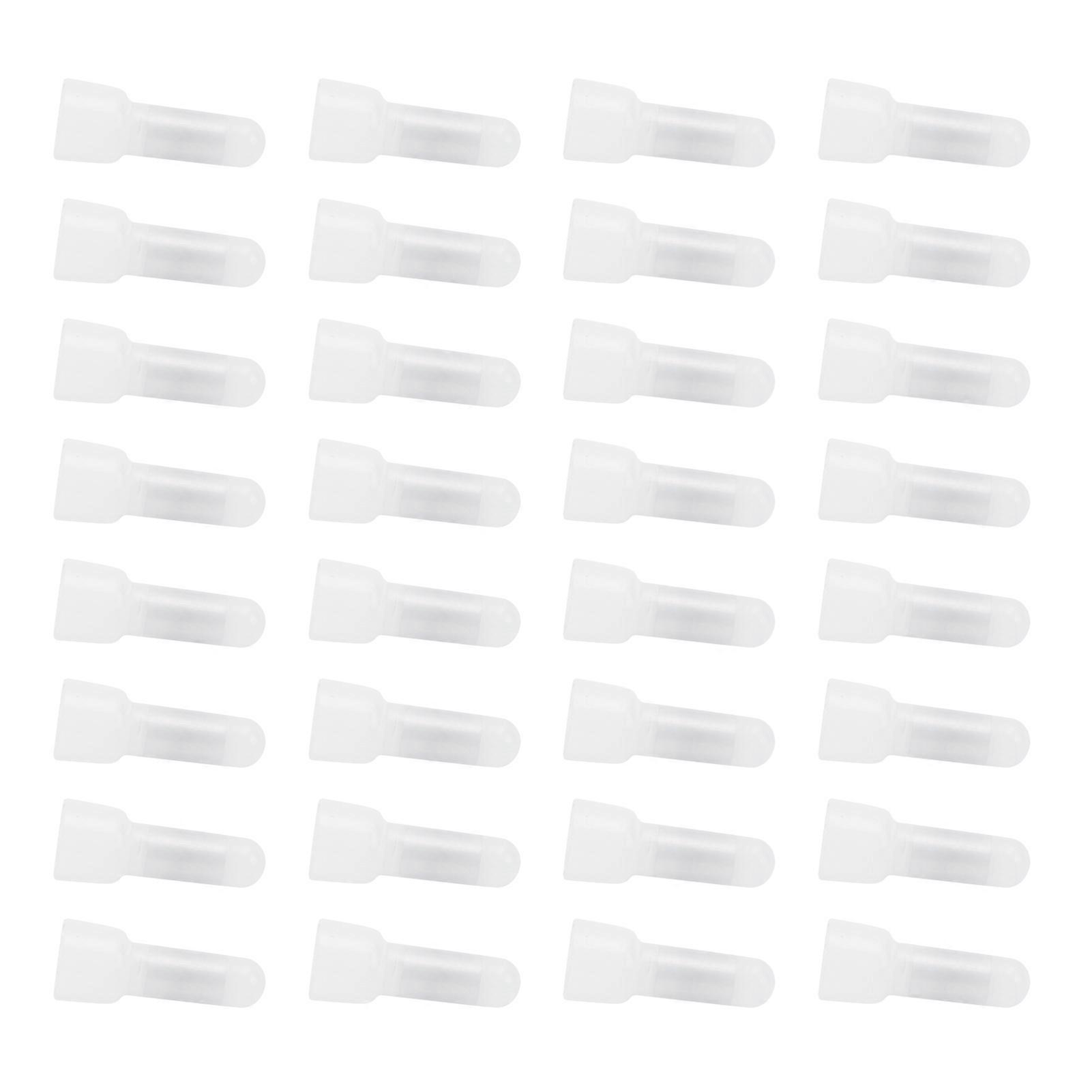 1000Pcs Closed End Terminal Transparent Nylon Crimping Cap Wire Cable Connector KitsCE5