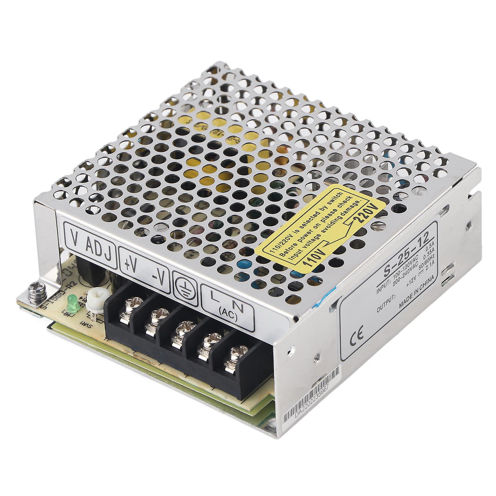 DC switching power supply, aluminum alloy housing, electronic components for 110V/220V voltage conversion