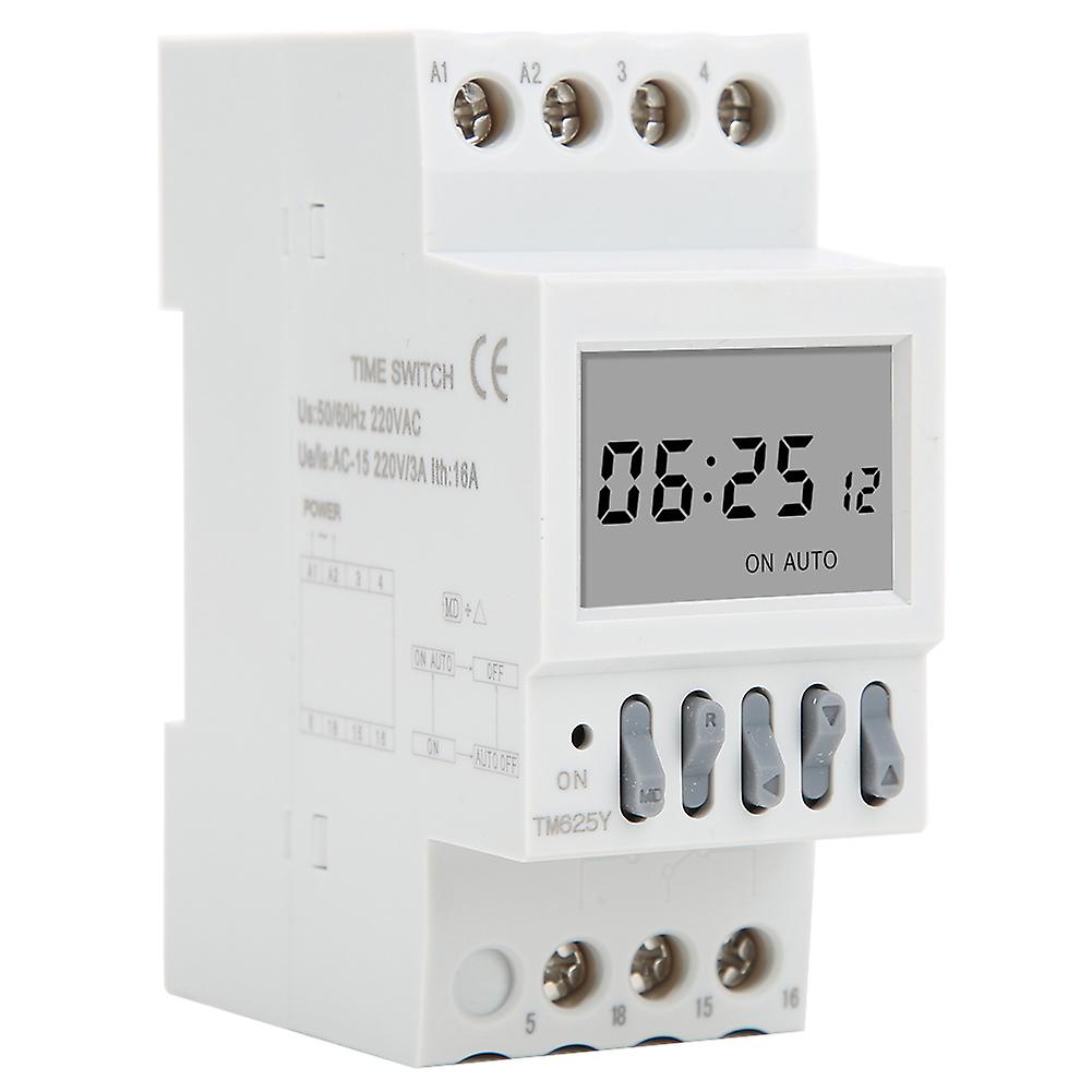 Annual cycle timer relay Supports 12 on/off cycles, compatible with AC 220V