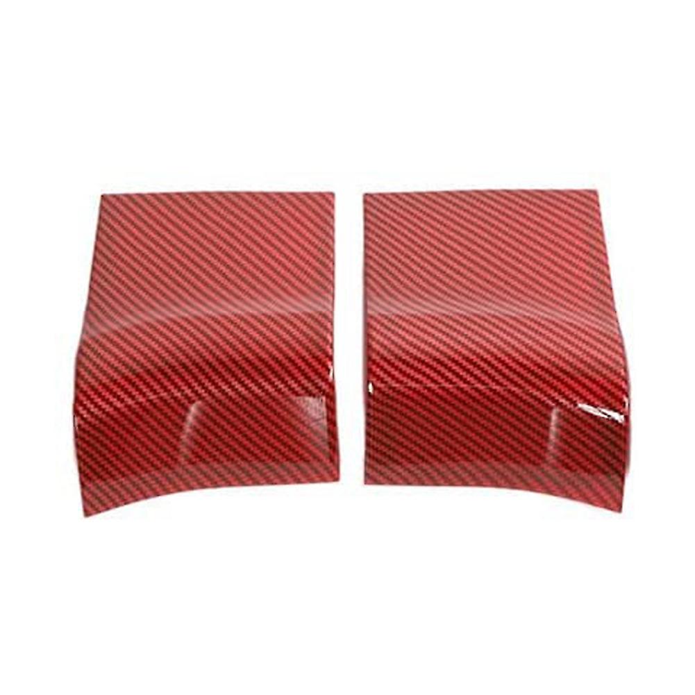 Car Inner Door Armrest Handle Panel Cover Trim Decor Sticker for 2-Door 2015-2020 Accessories,Red C