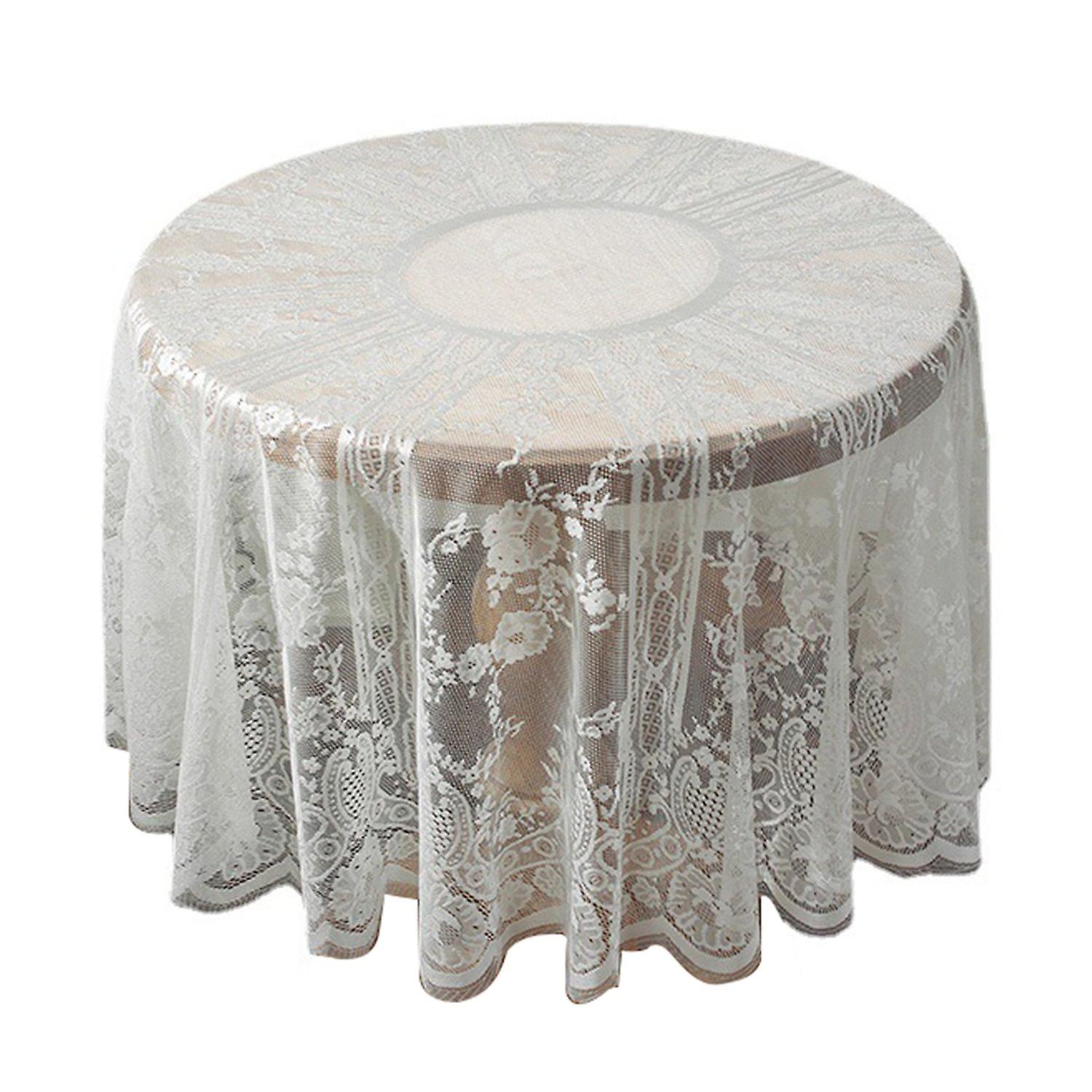 Table Cover Reusable Durable Decorative Polyester Retro American Style Tablecloth Party Home Decorat
