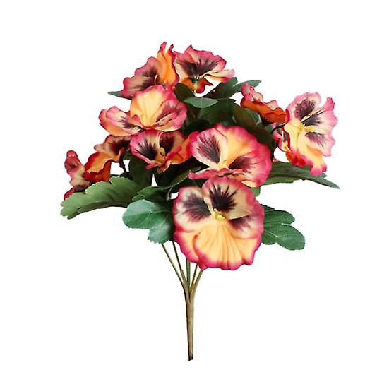1Pc Artificial Flower Pansy Stage Home Wedding Garden DIY Party Craft Decoration