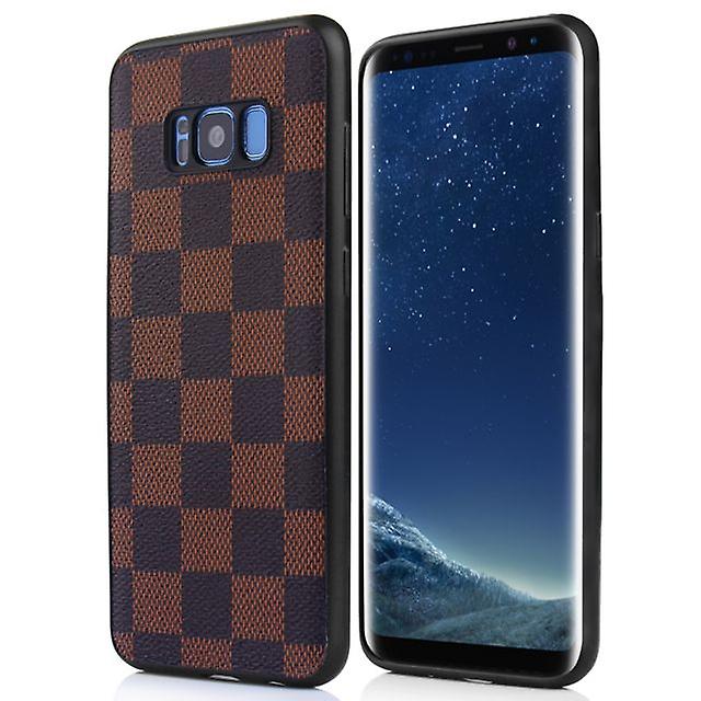 Huawei Mate 20 Pro Lattice Cover - Coffee