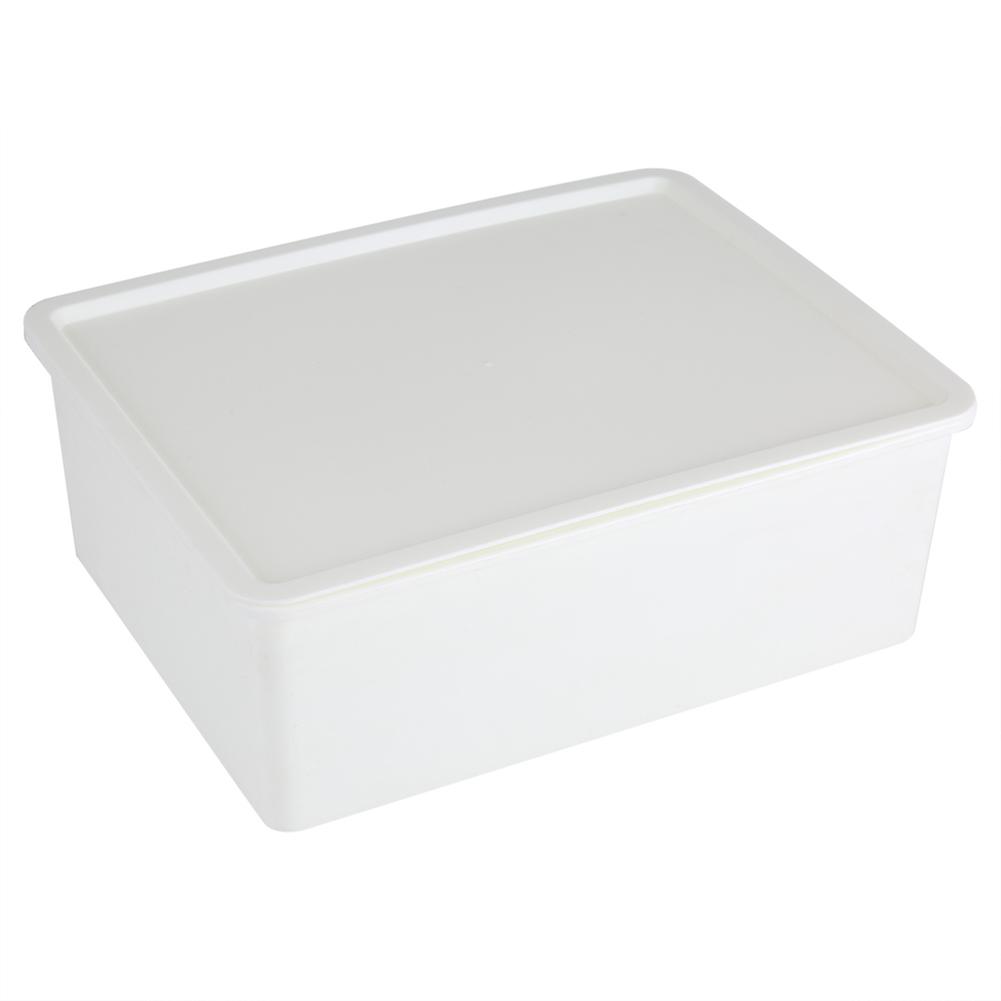 Storage Box Case Organizer Container Home Organizer for Underwear White