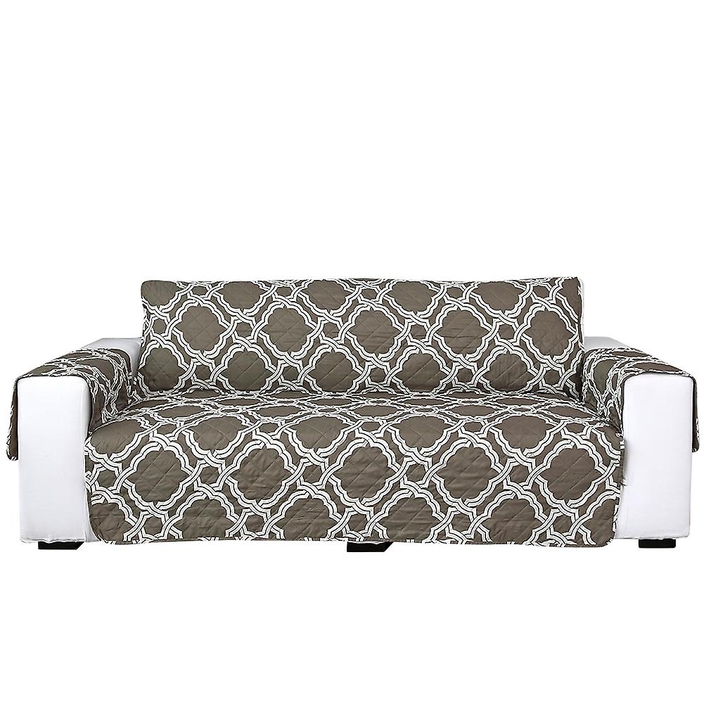 Dual Sides Removable Dustproof Slipcover Sofa Cover Protector (For Loveseat)