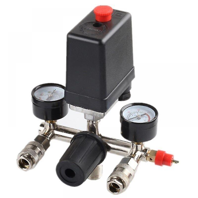 Regolatore di pressione del compressore con interruttore