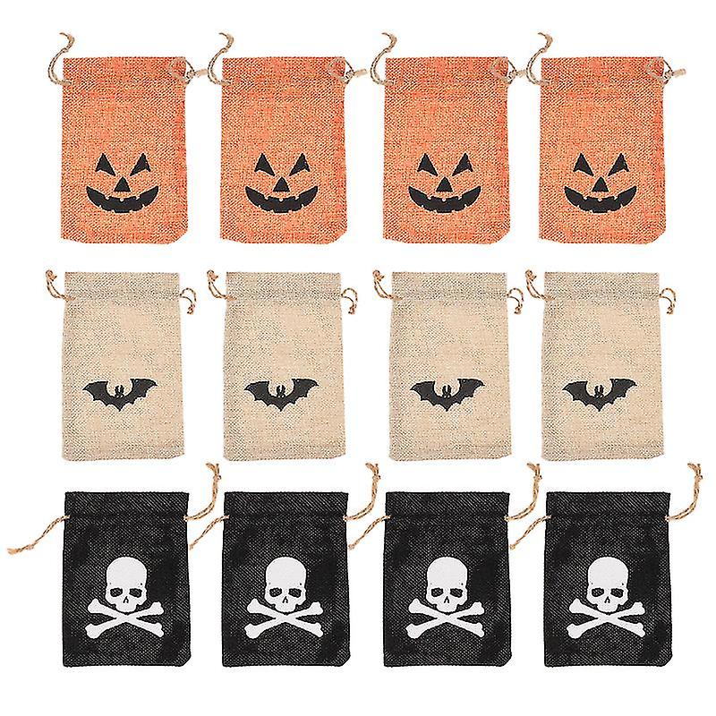 24pcs Drawstring Bag For Halloween Decorations