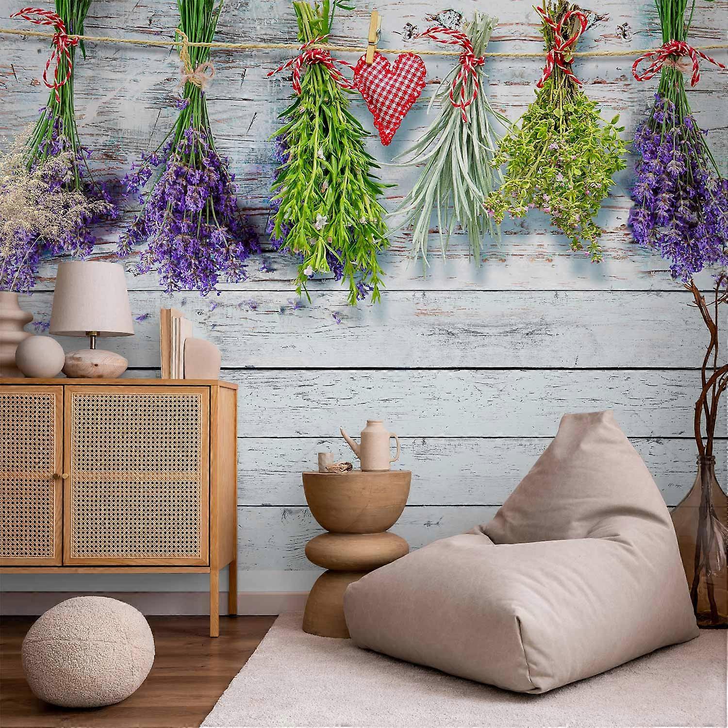 Mural de parede autoadesivo - inspirações de primavera