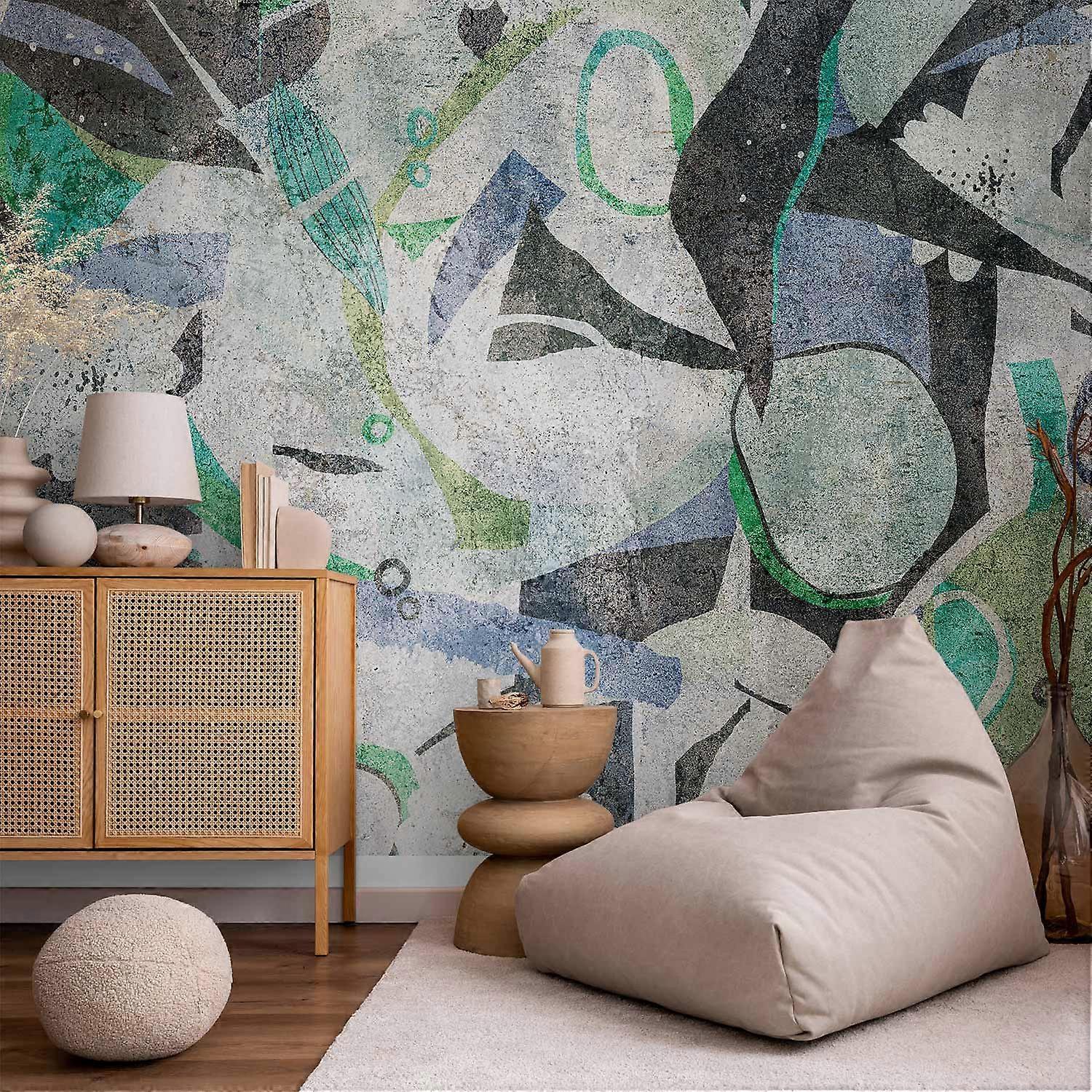 Mural de parede autoadesivo - Malachite Dream