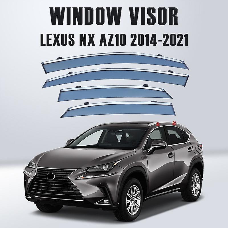 Weather Shields Window Rain Visors Car Accessories For Lexus NX AZ10 2014-2021 Glass Deflectors 4Pcs