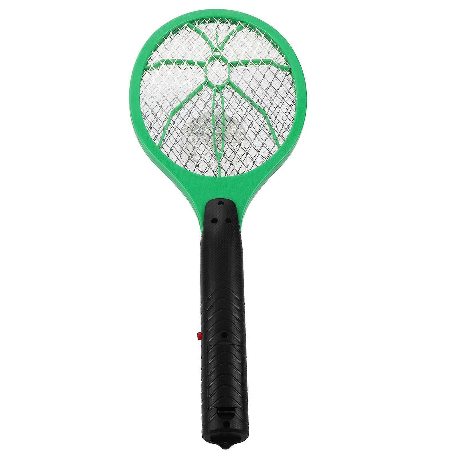 Cordless Battery Power Electric Fly Mosquito Swatter Electric Mosquito Swatter Insects Killer Green