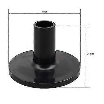 8 יחידות שרוולי מצילתיים 8 יחידות 38x26mm שרוולי מצילתיים תוף שחור תחליף למערכת תופים מדף