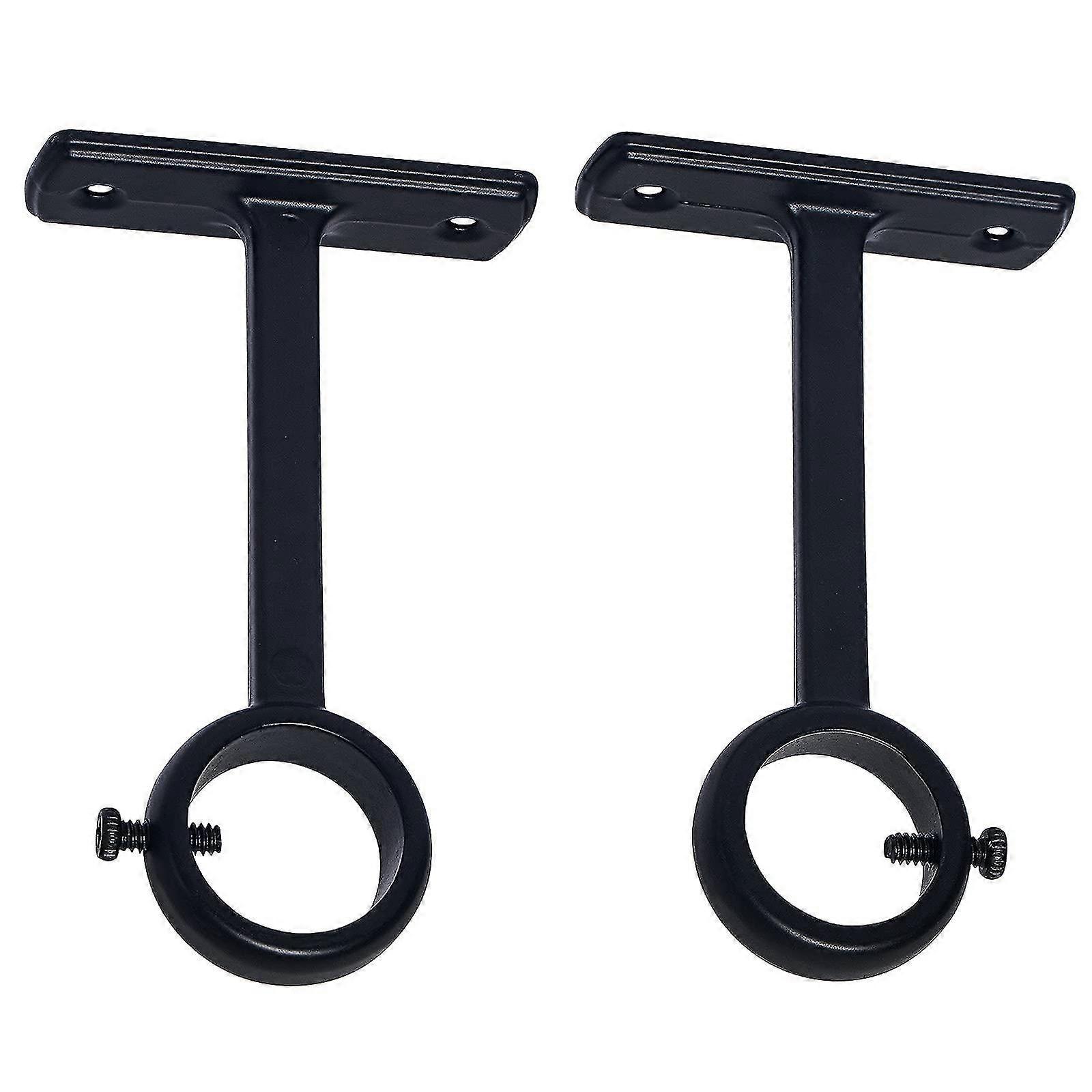 Supports de tringle à rideau montés au plafond, support de plafond robuste pour support de tringle à rideau de 1 pouce (ensemble)