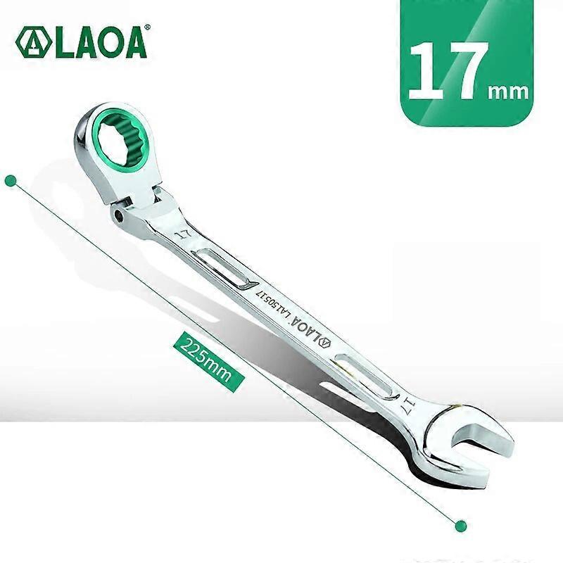 Active Head Adjustable Ratchet Wrench Quick Ratchet Open Torx Wrench Dual-purpose Double-ended Labor-saving Wrench