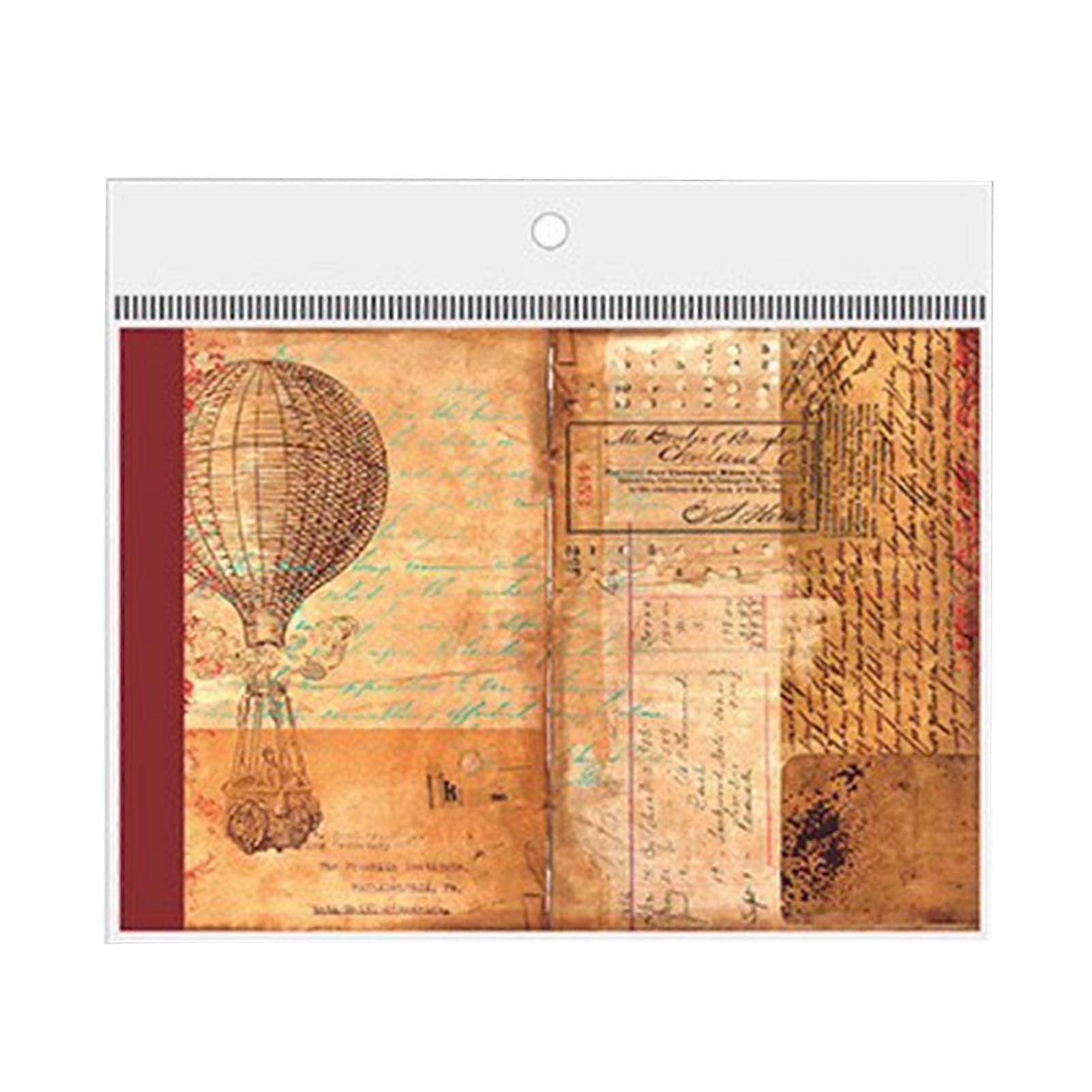 40 ورقة سجل القصاصات أوراق خمر سكرابوكينغ ورقة ورقة الكرافت الزخرفية للحرف اليدوية DIY