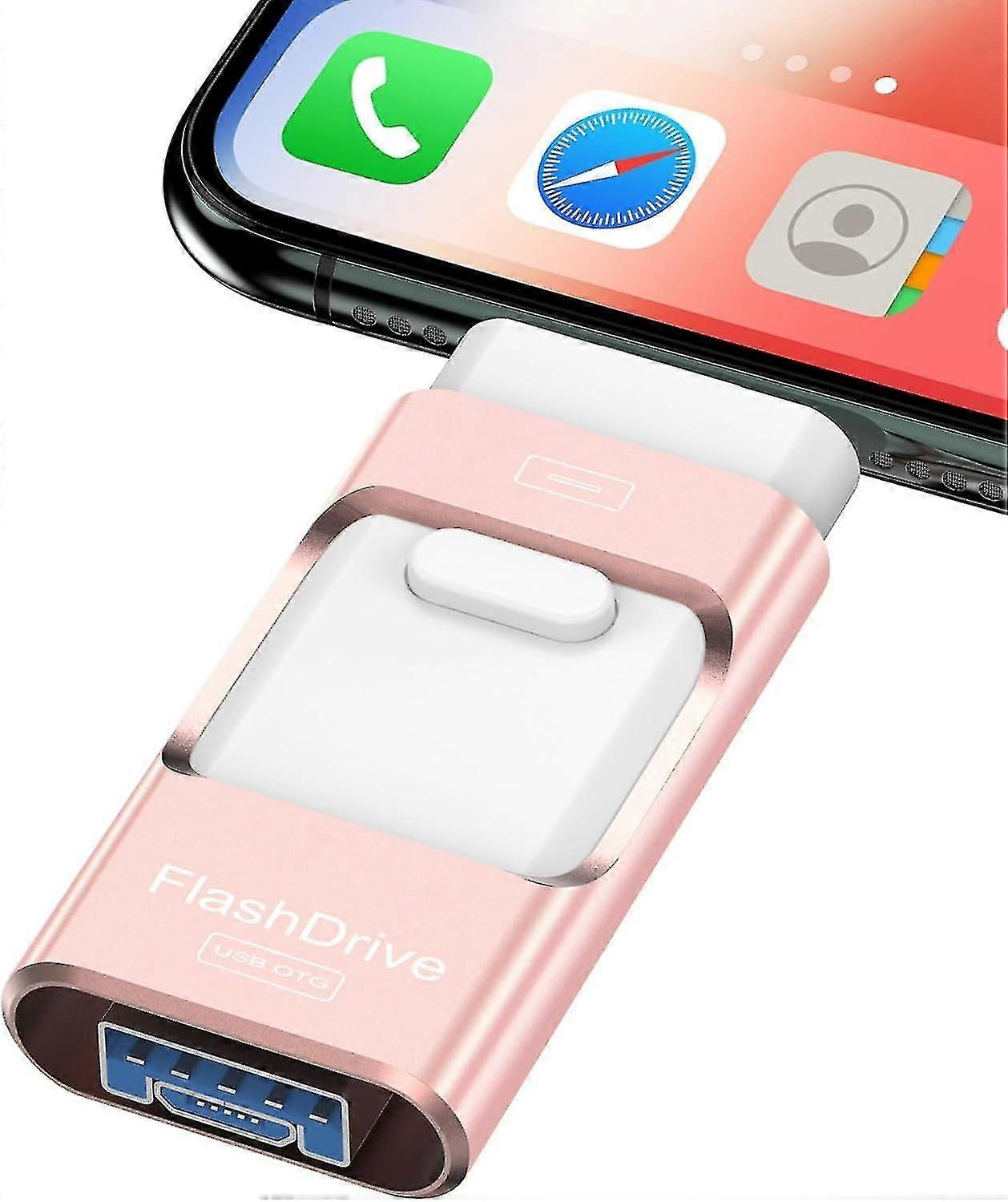 Unità flash da 128 GB - 4-in-1 Usb C Memory Stick compatibile con Iphone, Ipad, Android, Computer