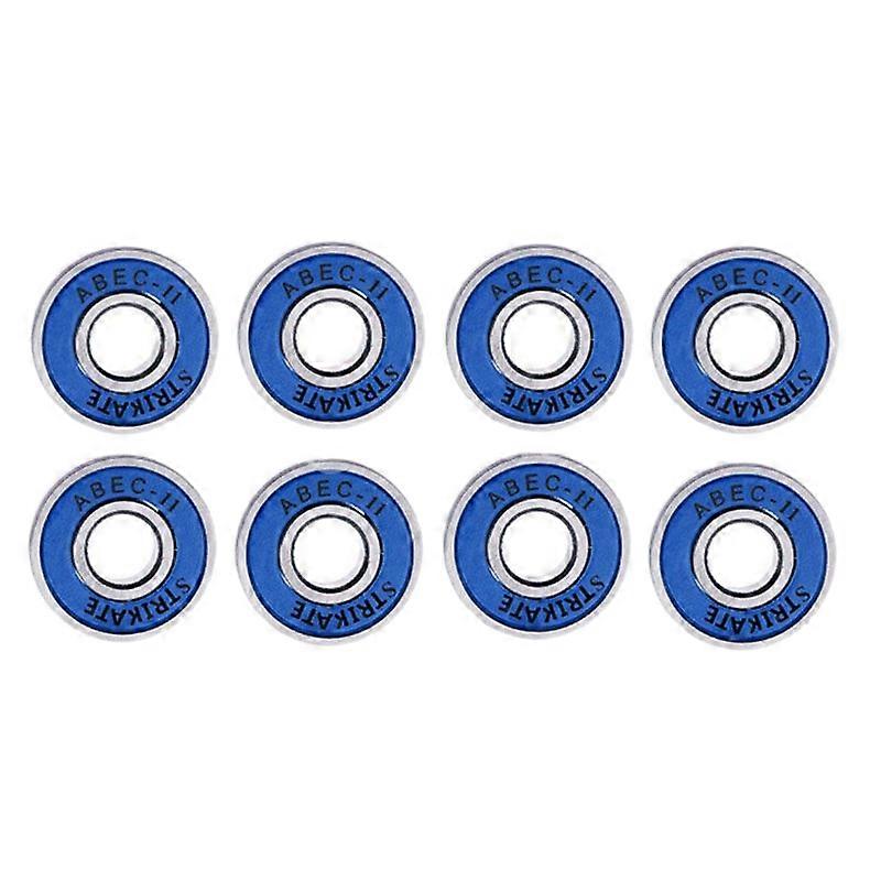 ABEC-11 Bearings Skateboard Longboard Bearings High Speed Skateboard Bearings (8Pcs)Blue