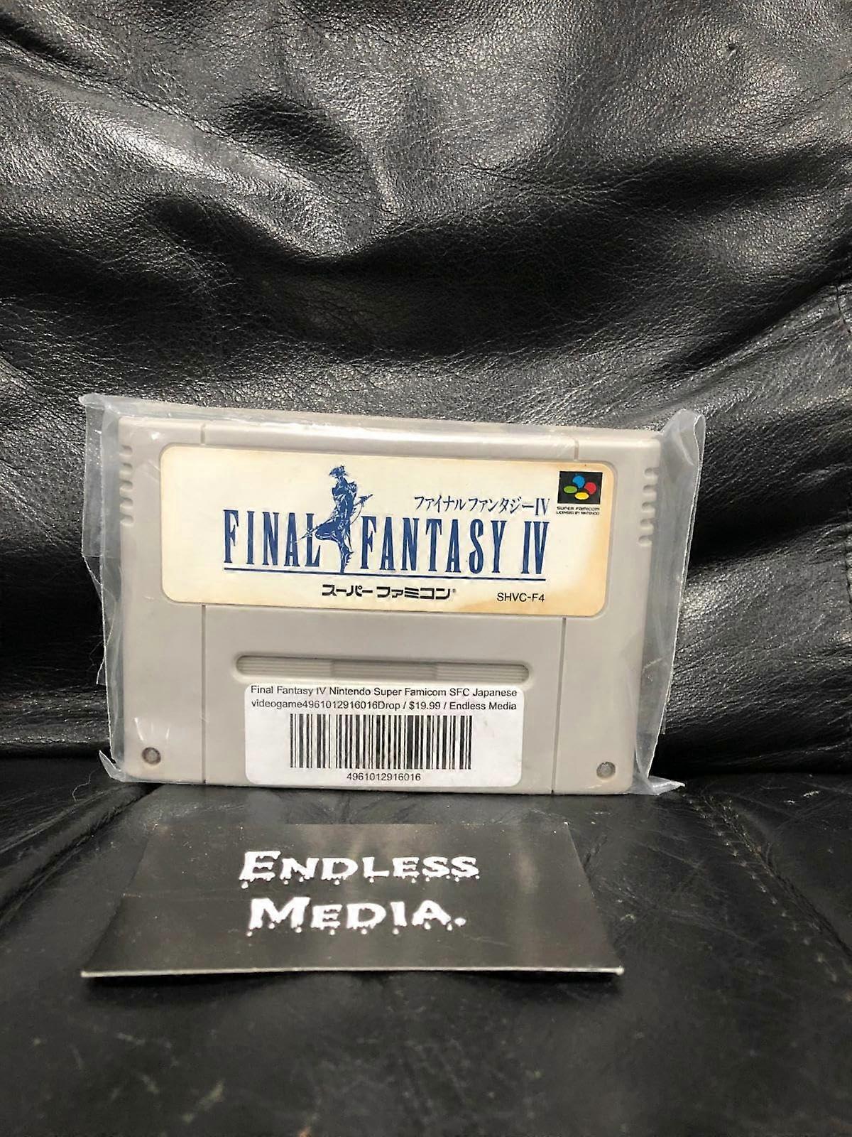 Final fantasy IV - Super Famicom - JAP -  - PAL - New & Sealed