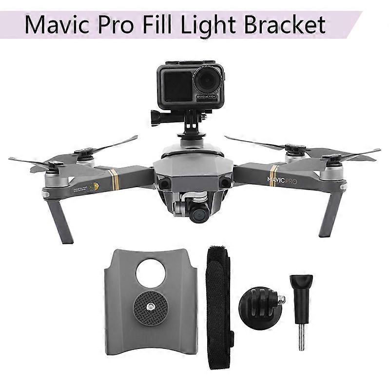Camera Fill Light Mounting Bracket Holder Mount Expansion for DJI Mavic Pro Drone for OSMO Action Gopro 9 8 7 6 5