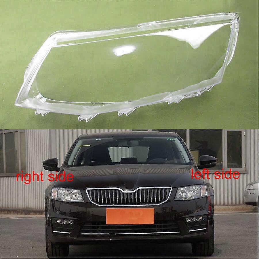 For Skoda Octavia 2015 2016 2017 Headlight Cover Headlamp Lamp Shell Transparent Lens Replace Lampshade Plexiglass