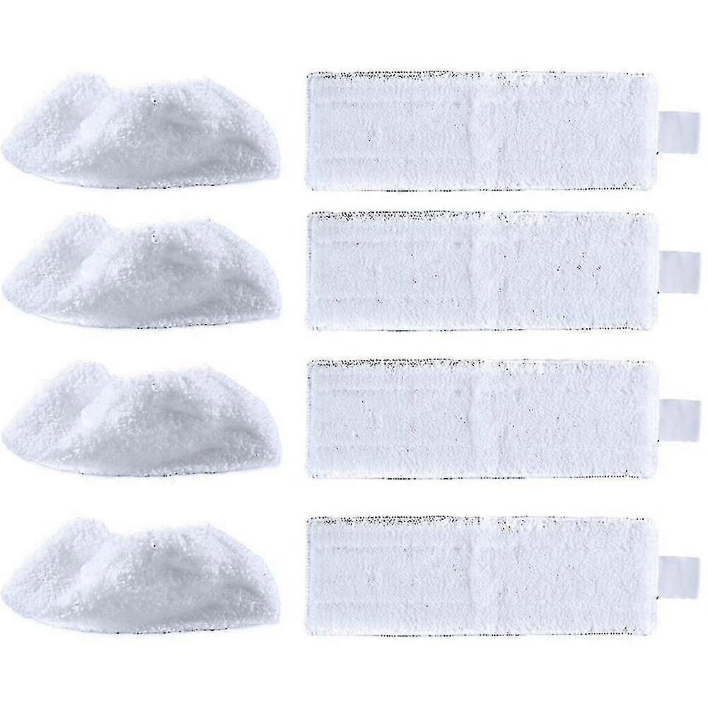 Set of 8 Microfiber Mop Pads Compatible with Karcher Easyfix SC2, SC3, SC4