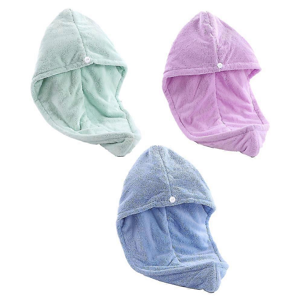 Microfiber Hair Towel Wrap Ultra Absorbent, Fast Drying Hair Turban Soft