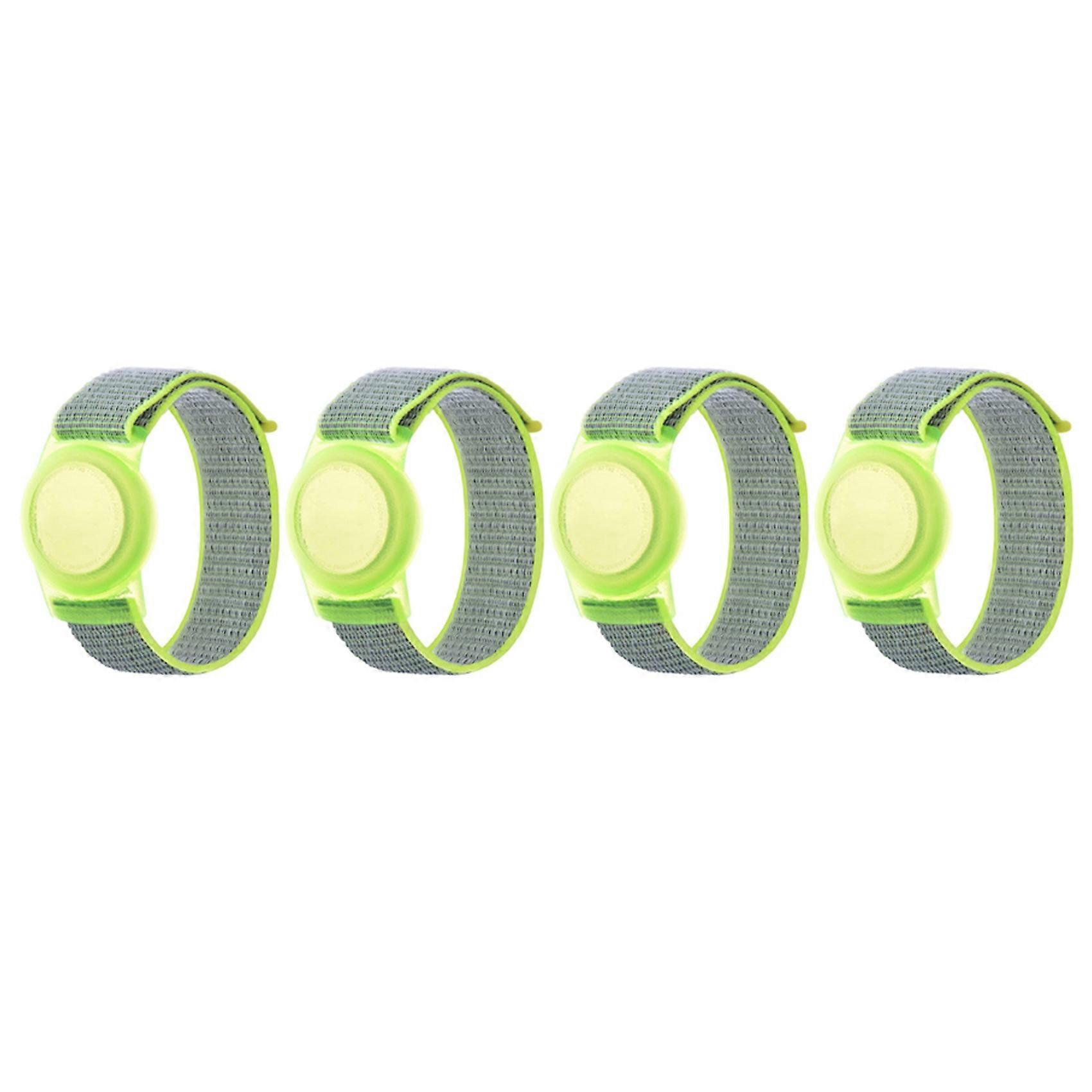 4X Kid Wristband Compatible with , Protective Case for Air Tag GPS Tracker Holder with Nylon Bracel