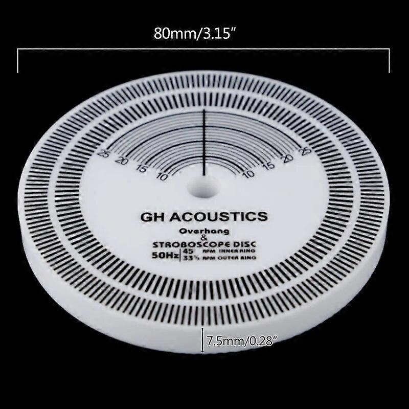 Reliable Turntables Strobe Disc Stroboscope Mat Tests Rotational Speed ...