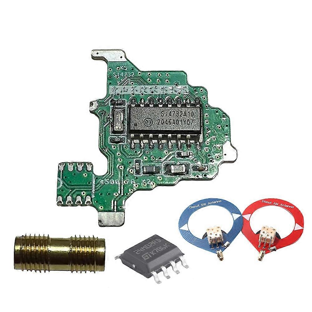SI4732 Módulo de modificação de rádio para UVK5/UVK6 Short Wave FM Modification Module+2M Chip+2xDonut An