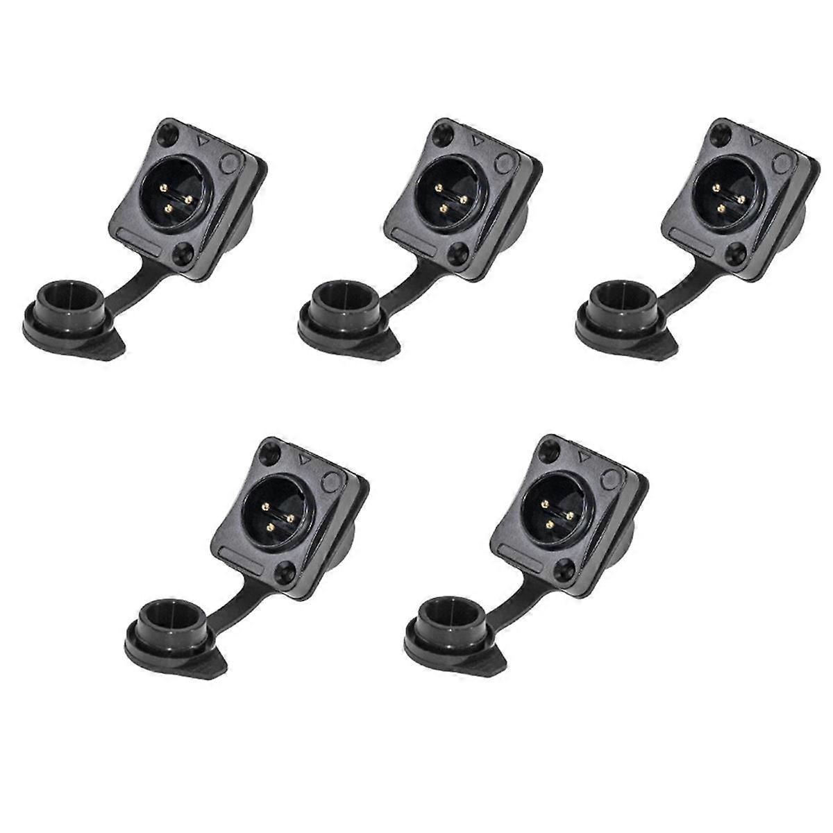 3 Pole Holder 3 Pole Waterproof Male and Female Microphone Audio Plug Xlr Balanced Threaded XLR Hea