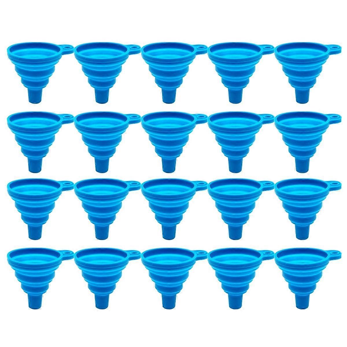 Multifunctional Portable Mini Funnel, Retractable Silicone Folding Funnel for Kitchen,Kitchen Tools