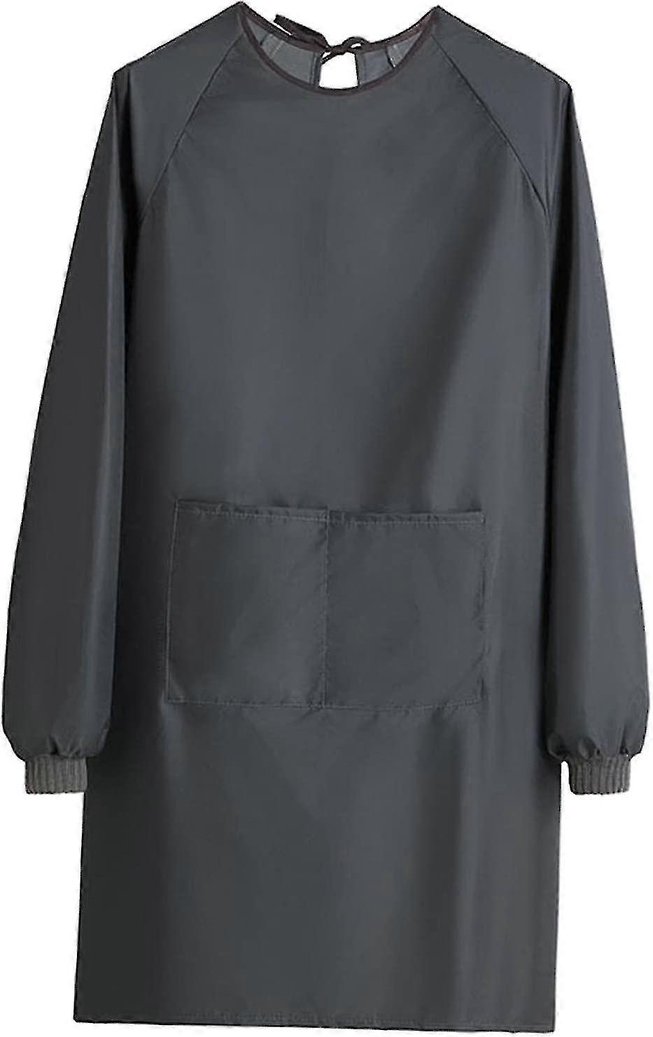 Ποδιά καλλωπισμού κατοικίδιων ζώων αντι αντικολλητικά ρούχα Groomer σκυλιών καπνιστών για το μαγείρεμα κατάστημα κατοικίδιων ζώων, μαύρο A-YKY416