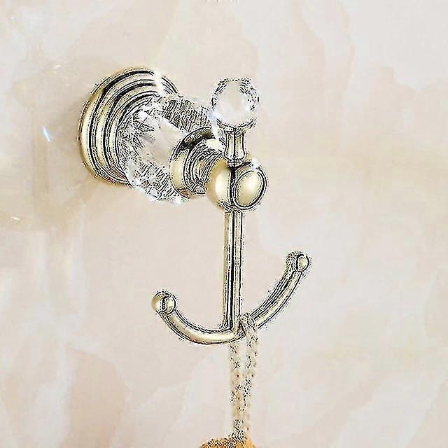 Gold Polished Bathroom Accessories Sets Wall Mounted Paper Holder Bathroom Hardware Set