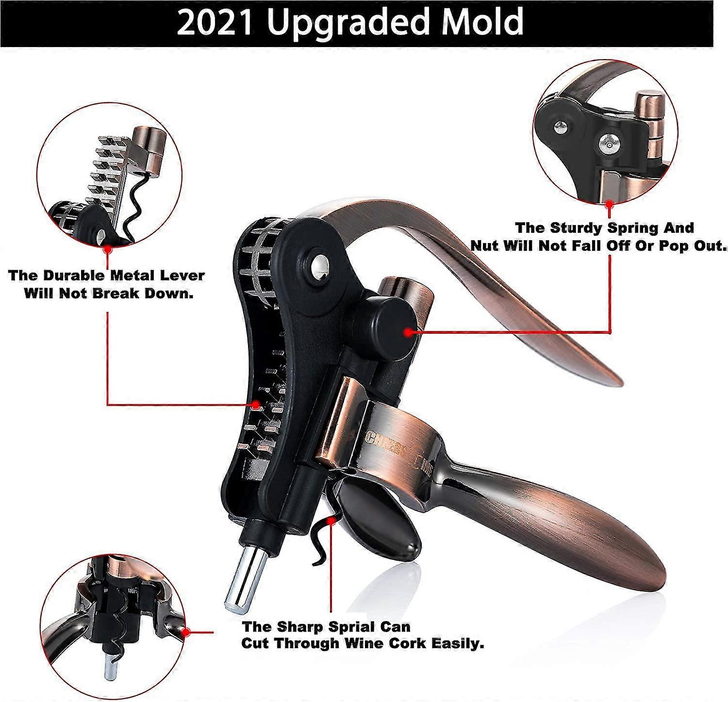 Wine Bottle Opener Corkscrew Set2021 Upgradeddoes Not Break 10% Heavier & Solid Wine