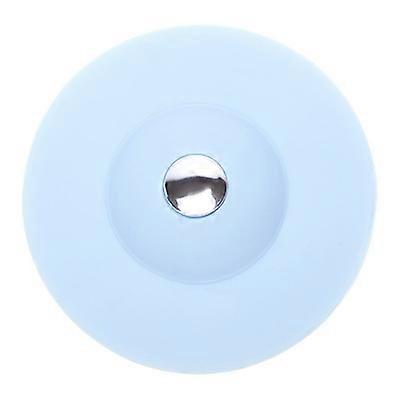 Silicone floor drain plug, push-type floor drain plug, drain cover sink strainer, blue