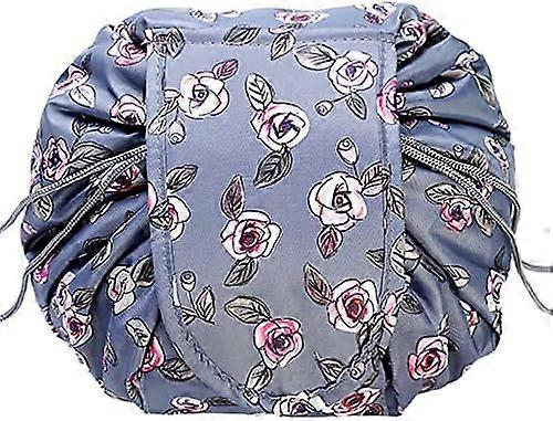 Drawstring Makeup Bag,Magic Cosmetic Pouch Bag Drawstring,Lay Fla
