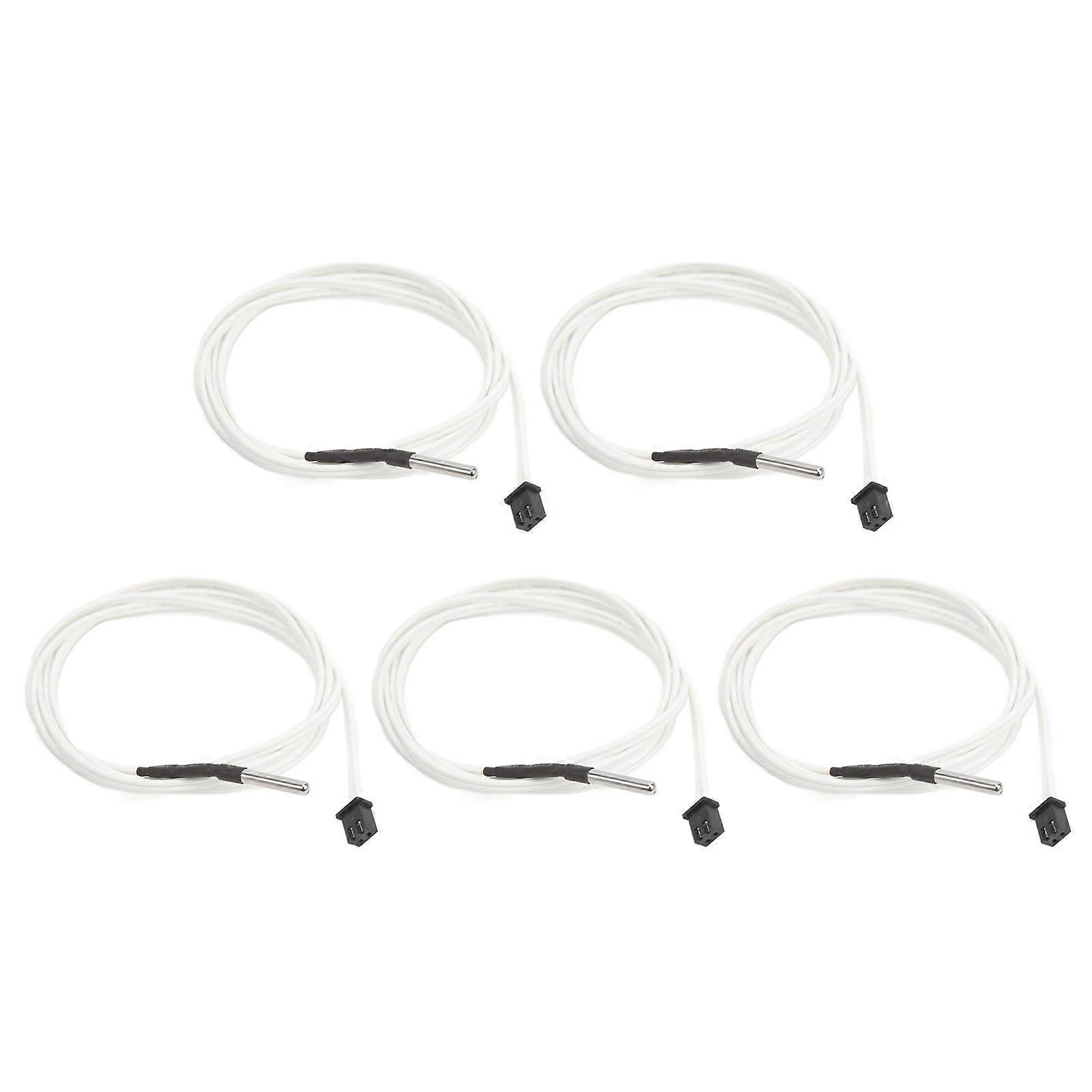 5Pcs Thermistor Sensor ?50 to +350 3D Printer Hot End Accessory Set Kit for Ender 3