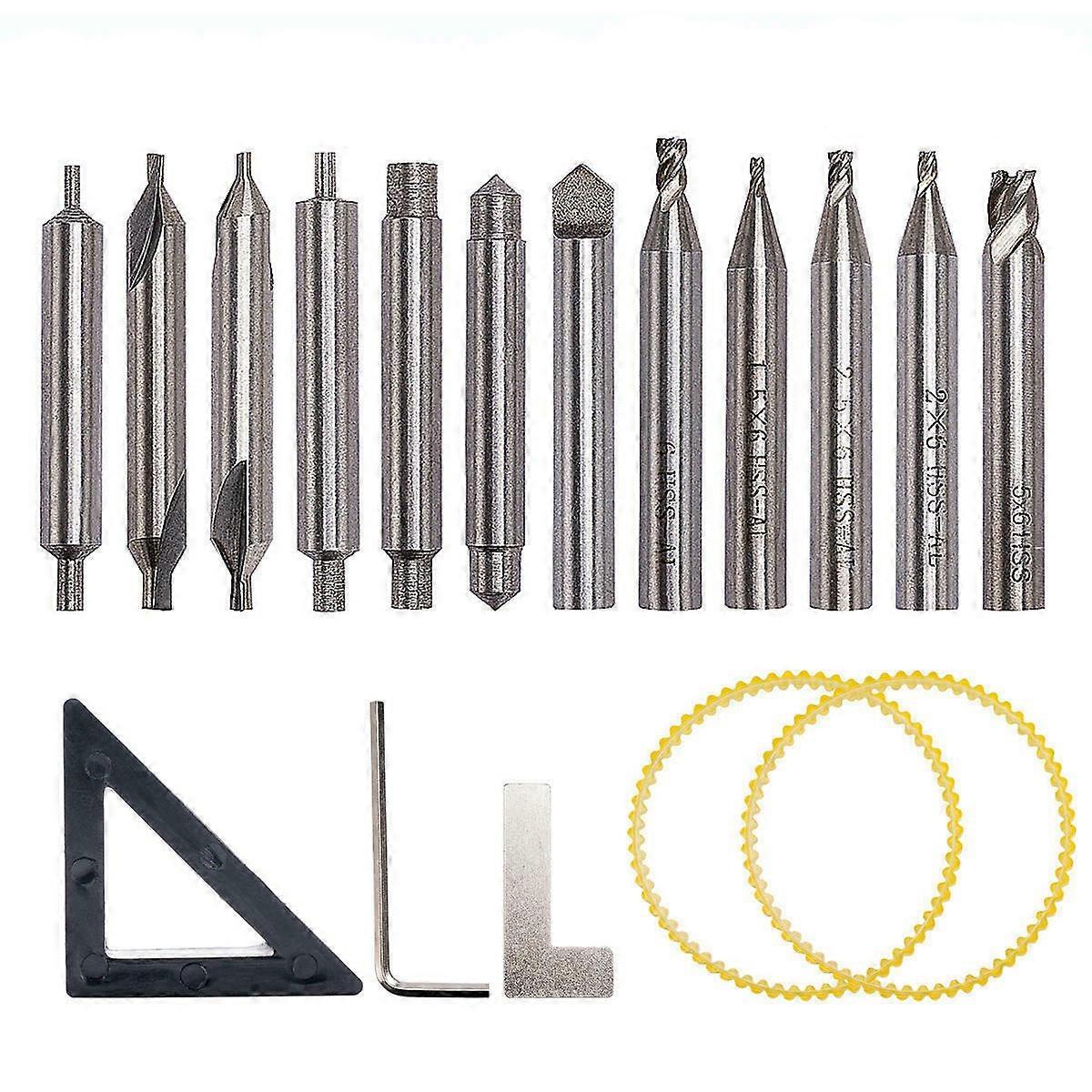 Drill Bits Set Cutter for 368A Locksmith Tool Vertical Key Machine Spare Parts Locksmith Bit Locksm
