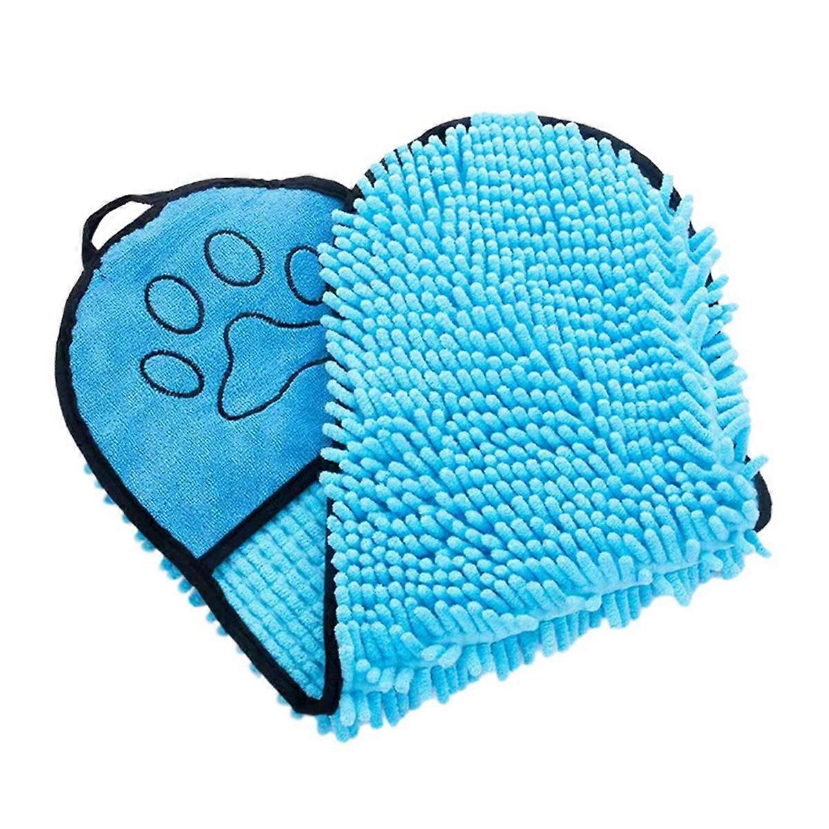 A Soft Dog Bath Robe Towel Quick Dry, Pet Towel Fiber Absorbent Cat Bath Towel Convenient Pet Clean