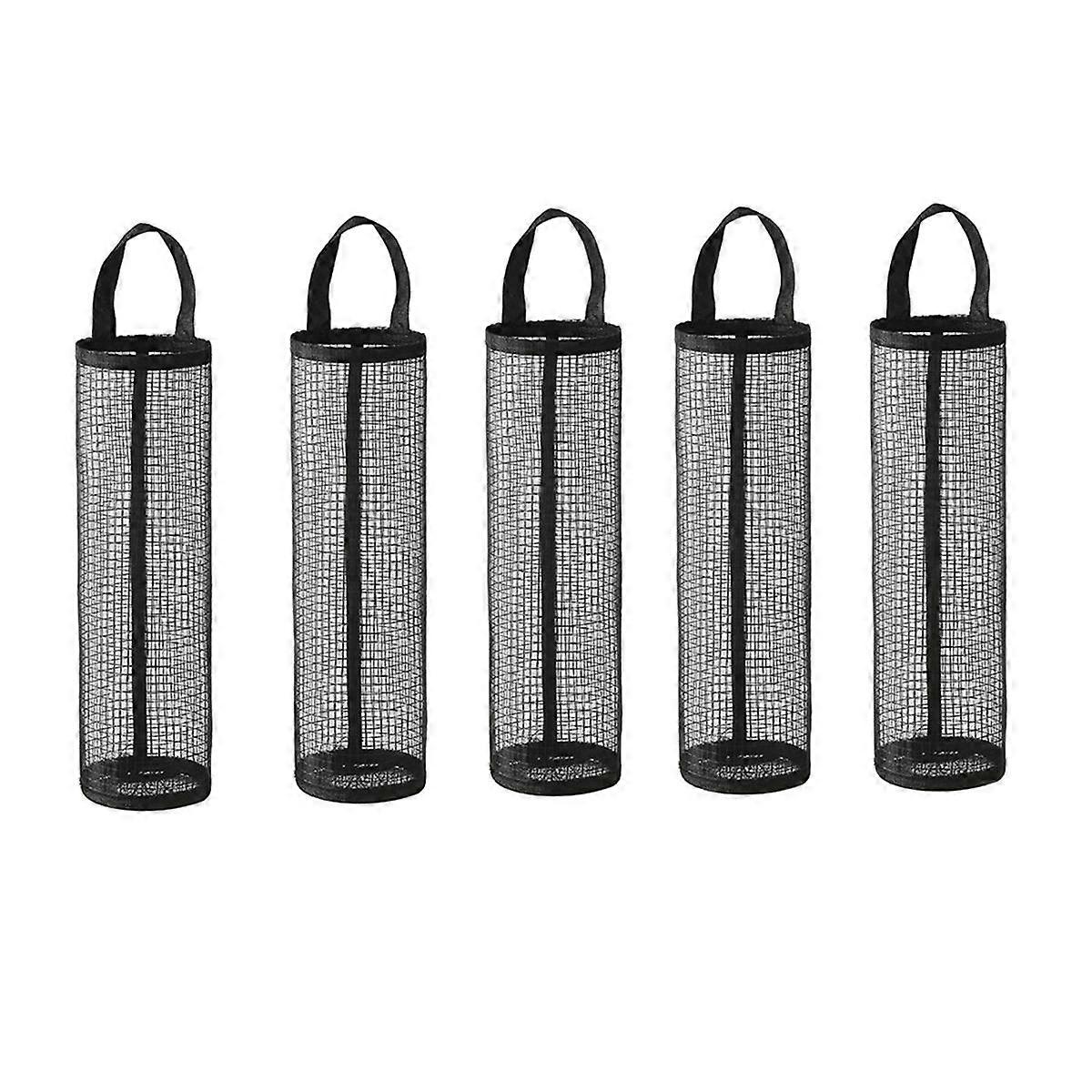 Wall-Mounted Garbage Bag Kitchen Hanging Visual Storage Magic No-Punch Pull-Out Plastic Bag Storage