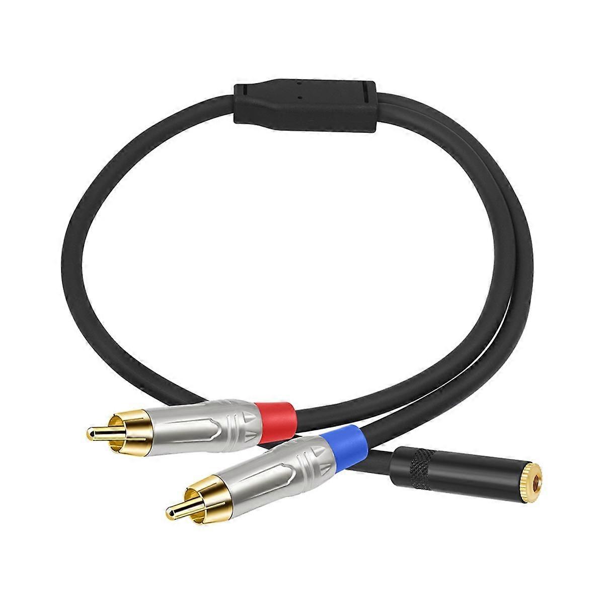 3.5mm to Sound Cable Female to Male Y Splitter 3.5mm Adapter for Phone Home Theater Amplifiers Spea